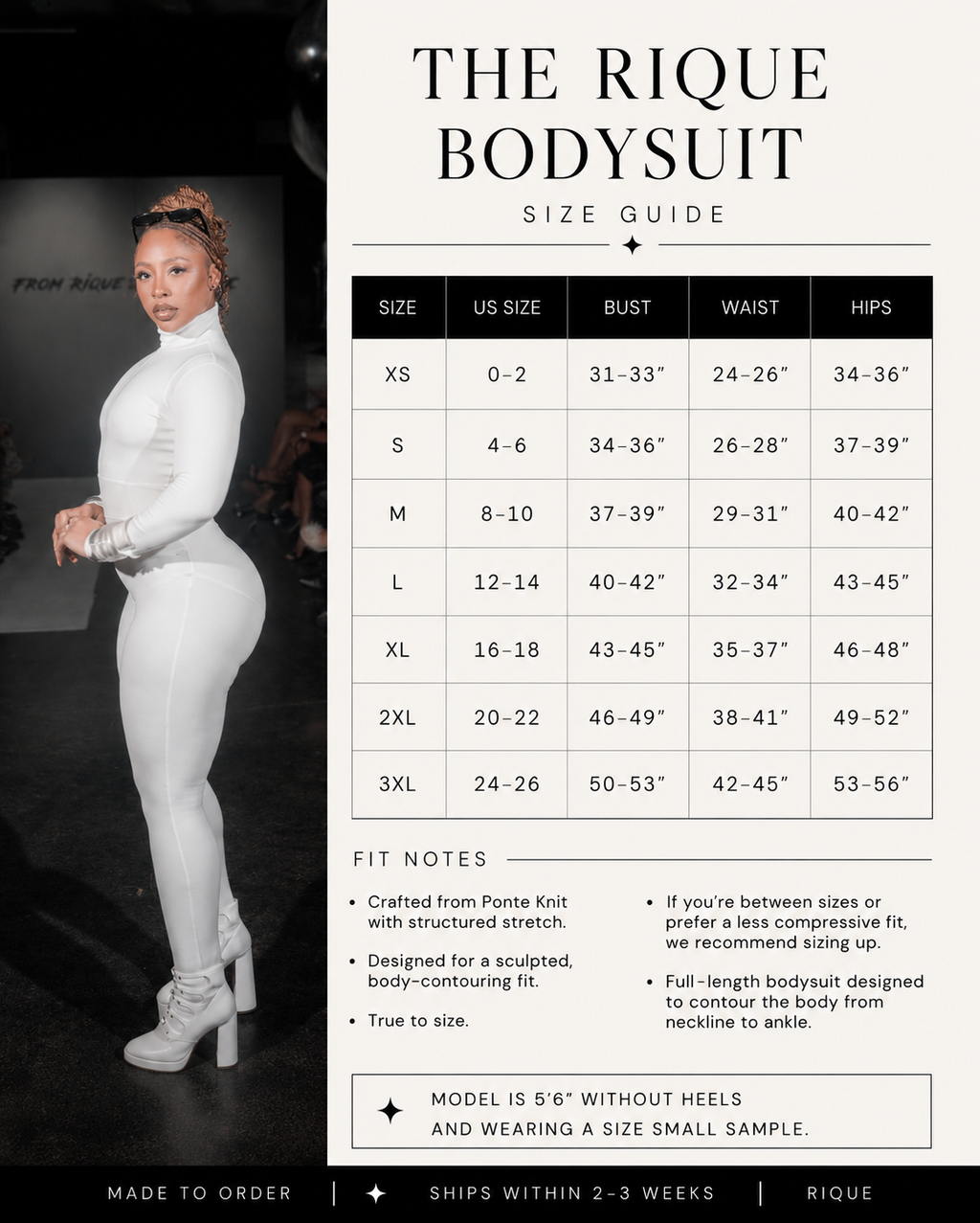 THE RIQUE BODYSUIT WHITE